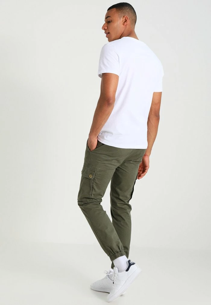 Pier One Cargo Trousers - Olive 3 Pier One Cargo Trousers - Olive - Image 3