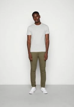 Pier One UNISEX 5 Pack - Basic T-shirt - Black /dark Blue/dark Green