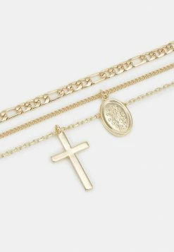 Pier One UNISEX 3 PACK - Necklace - Gold-coloured -Pier One Shop 764fa118e7074c2a93cb67fc2cabf715