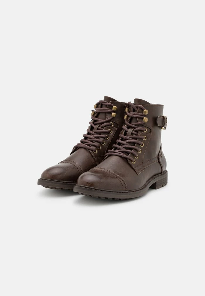 Pier One Lace-up Ankle Boots - Brown 2 Pier One Lace-up Ankle Boots - Brown - Image 2