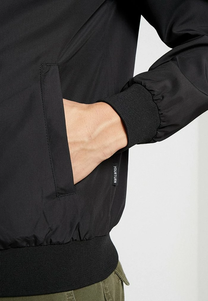 Pier One Bomber Jacket - Black 6 Pier One Bomber Jacket - Black - Image 6