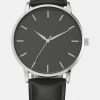 Pier One Watch - Black/silvercoloured