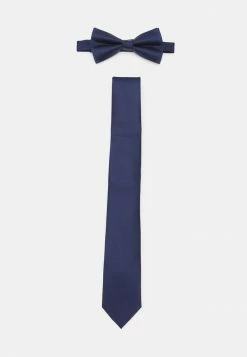 Pier One SET - Tie - Dark Blue