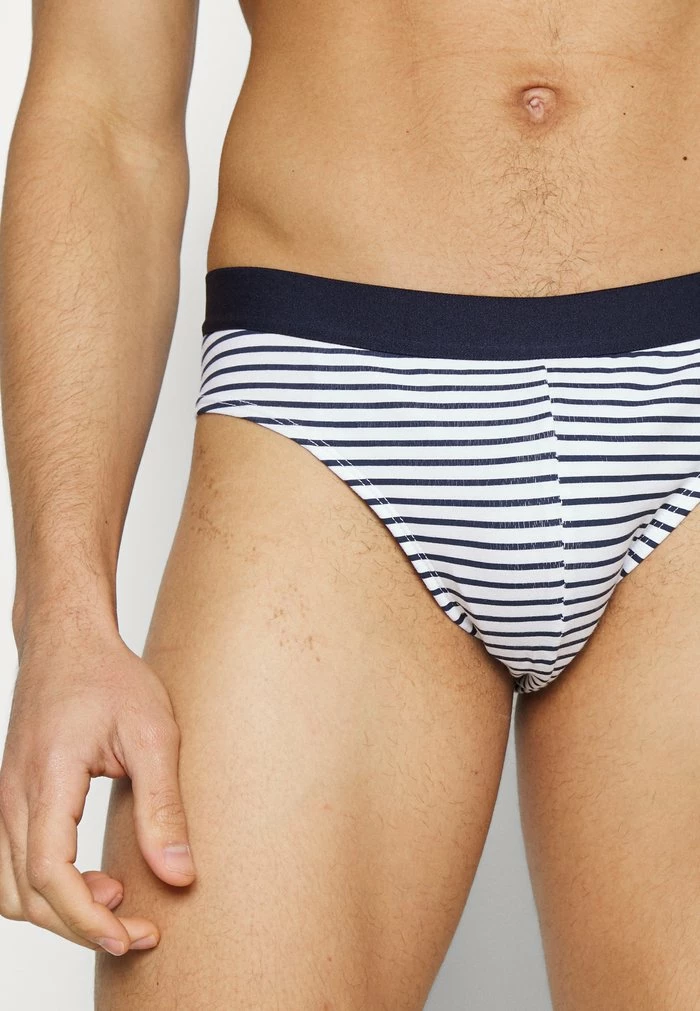 Pier One 3 PACK - Briefs - Dark Blue/white 6 Pier One 3 PACK - Briefs - Dark Blue/white - Image 6