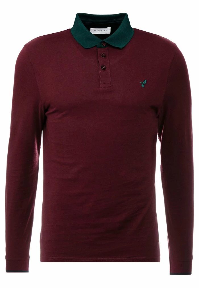 Pier One MUSCLE FIT - Polo Shirt - Bordeaux 4 Pier One MUSCLE FIT - Polo Shirt - Bordeaux - Image 4