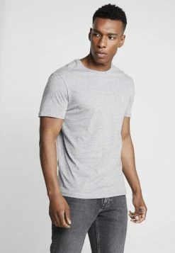 Pier One 5 PACK - Basic T-shirt - Mottled Bordeaux/white -Pier One Shop 7eba97ea5a88465da953c1134f452ef3