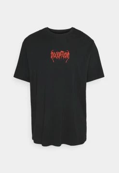 Pier One Print T-shirt - Black