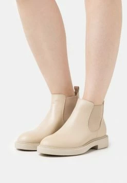 Pier One LEATHER - Ankle Boots - Beige