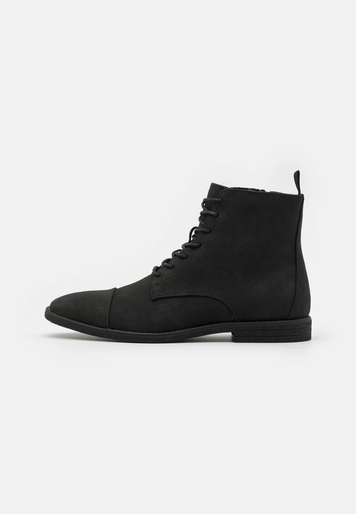 Pier One Lace-up Ankle Boots - Black 1 Pier One Lace-up Ankle Boots - Black
