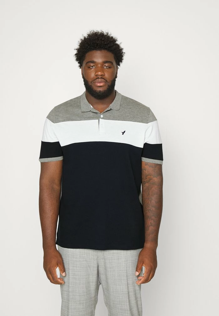 Pier One Polo Shirt - Grey, White 1 Pier One Polo Shirt - Grey, White