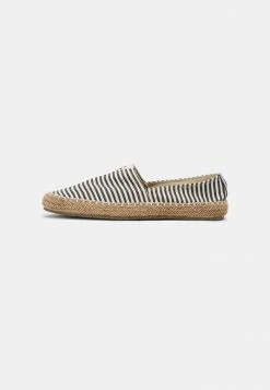 Pier One UNISEX - Espadrilles - Dark Blue/white