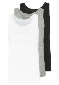 Pier One 3 PACK - Top - White/black