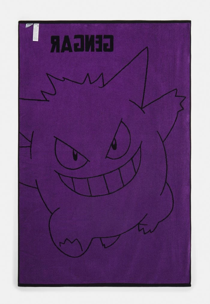 Pier One UNISEX - Beach Towel - Black/purple 2 Pier One UNISEX - Beach Towel - Black/purple - Image 2