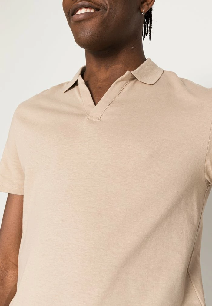 Pier One Polo Shirt - Beige 5 Pier One Polo Shirt - Beige - Image 5