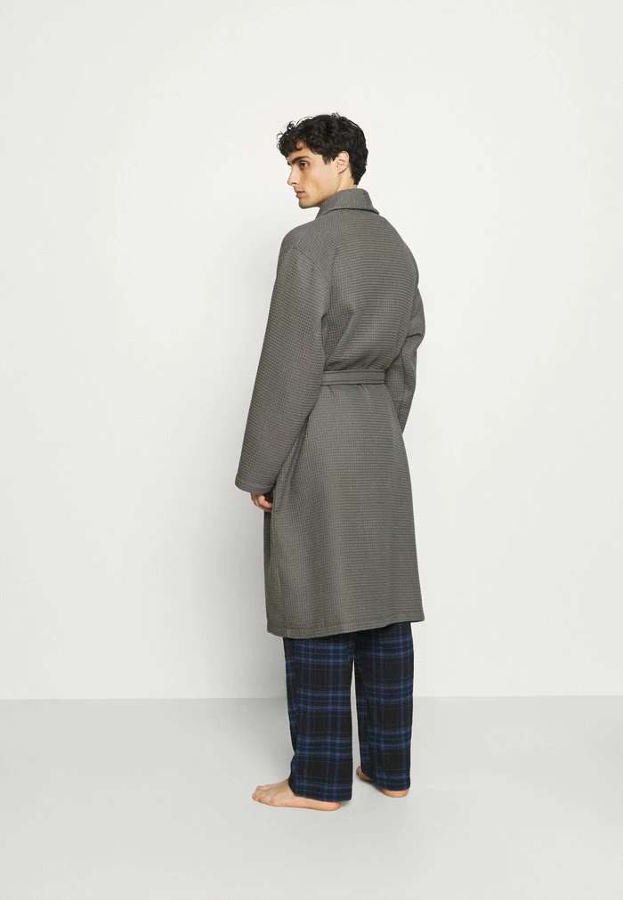 Pier One Dressing Gown - Dark Grey 3 Pier One Dressing Gown - Dark Grey - Image 3