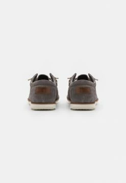 Pier One LEATHER - Casual Lace-ups - Grey -Pier One Shop 8521d48fd8504a29baeb6b256c6d92cf