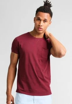 Pier One Basic T-shirt - Bordeaux