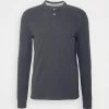 Pier One Polo Shirt - Dark Grey Melange