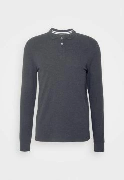 Pier One Polo Shirt - Dark Grey Melange