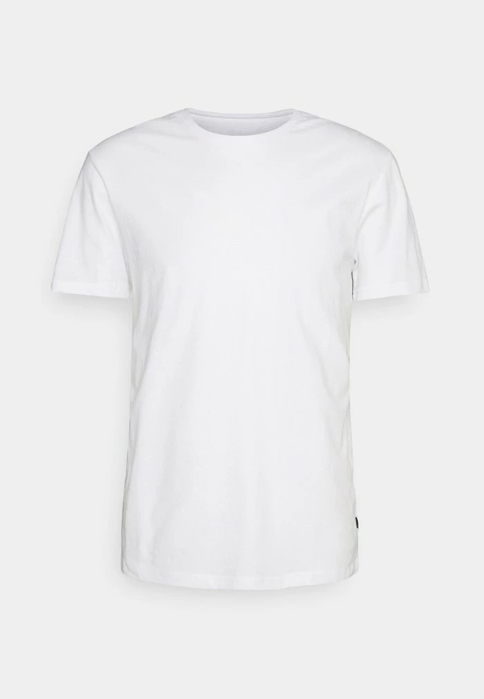 Pier One 5 PACK - Basic T-shirt - Mottled Light Grey/white/dark Blue 4 Pier One 5 PACK - Basic T-shirt - Mottled Light Grey/white/dark Blue - Image 4