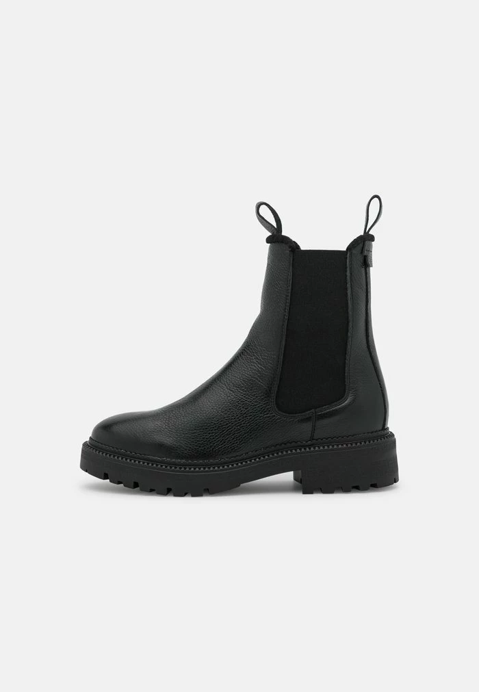 Pier One LEATHER WINTER BOOT - Classic Ankle Boots - Black 2 Pier One LEATHER WINTER BOOT - Classic Ankle Boots - Black - Image 2