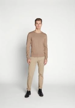 Pier One BASIC CREWNECK - Jumper - Mottled Beige 10 Pier One BASIC CREWNECK - Jumper - Mottled Beige -Pier One Shop 8ab6afa896f946a0abe264ae414a2865