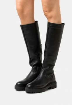 Pier One LEATHER - Boots - Black