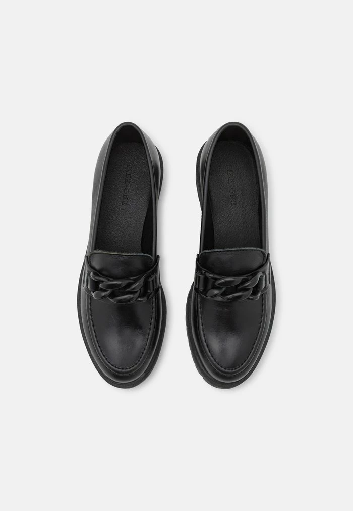 Pier One LEATHER - Slip-ons - Black 6 Pier One LEATHER - Slip-ons - Black - Image 6