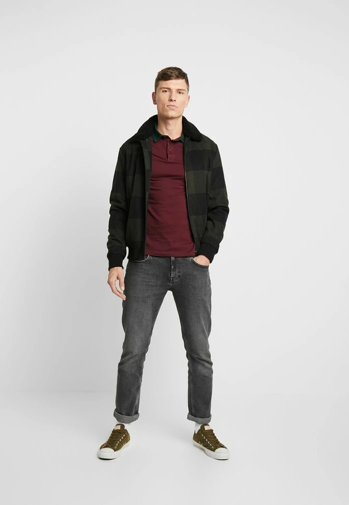 Pier One MUSCLE FIT - Polo Shirt - Bordeaux 2 Pier One MUSCLE FIT - Polo Shirt - Bordeaux - Image 2