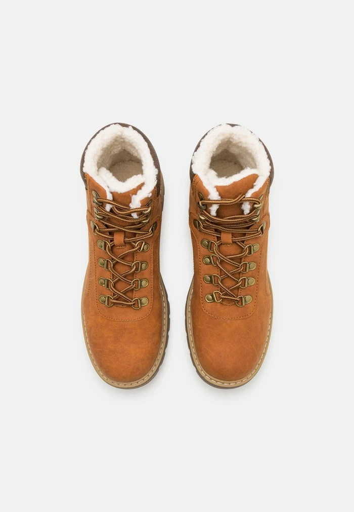 Pier One Lace-up Ankle Boots - Cognac 4 Pier One Lace-up Ankle Boots - Cognac - Image 4