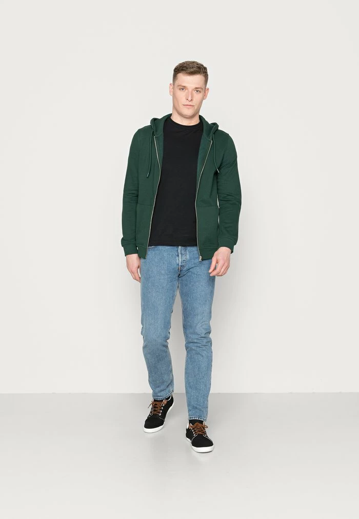 Pier One Zip-up Sweatshirt - Green 2 Pier One Zip-up Sweatshirt - Green - Image 2