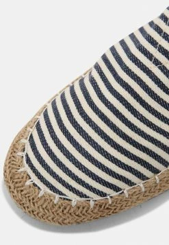 Pier One UNISEX - Espadrilles - Dark Blue/white -Pier One Shop 90f4768557124c8580f3ec95c1f26b7b