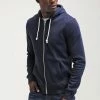 Pier One Zip-up Sweatshirt - Navy