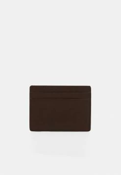 Pier One UNISEX LEATHER - Wallet - Dark Brown