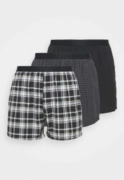 Pier One 3 PACK - Boxer Shorts - Black -Pier One Shop 9770542ee2794198b26f0a0e24cb31b1