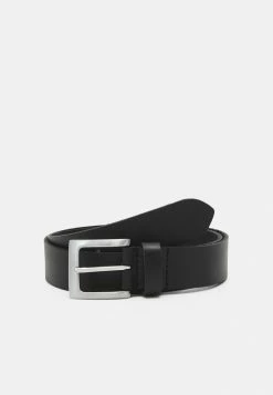 Pier One LEATHER - Belt - Black