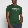 Pier One OSAKA TEE - Print T-shirt - Green