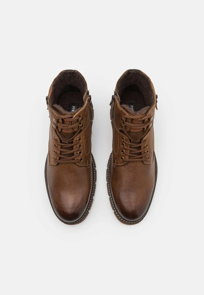 Pier One LEATHER - Lace-up Ankle Boots - Camel 4 Pier One LEATHER - Lace-up Ankle Boots - Camel - Image 4