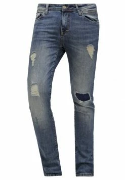 Pier One Slim Fit Jeans - Destroyed Denim -Pier One Shop 9b48a2cef68b49b89f96b8c7c1be13de