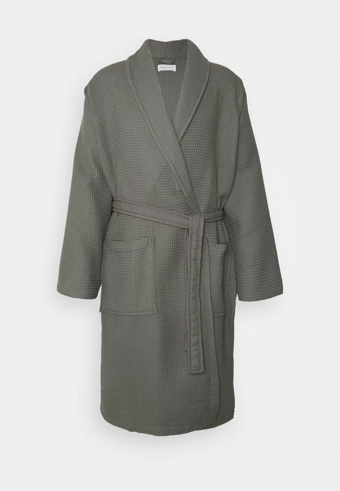 Pier One Dressing Gown - Dark Grey 4 Pier One Dressing Gown - Dark Grey - Image 4
