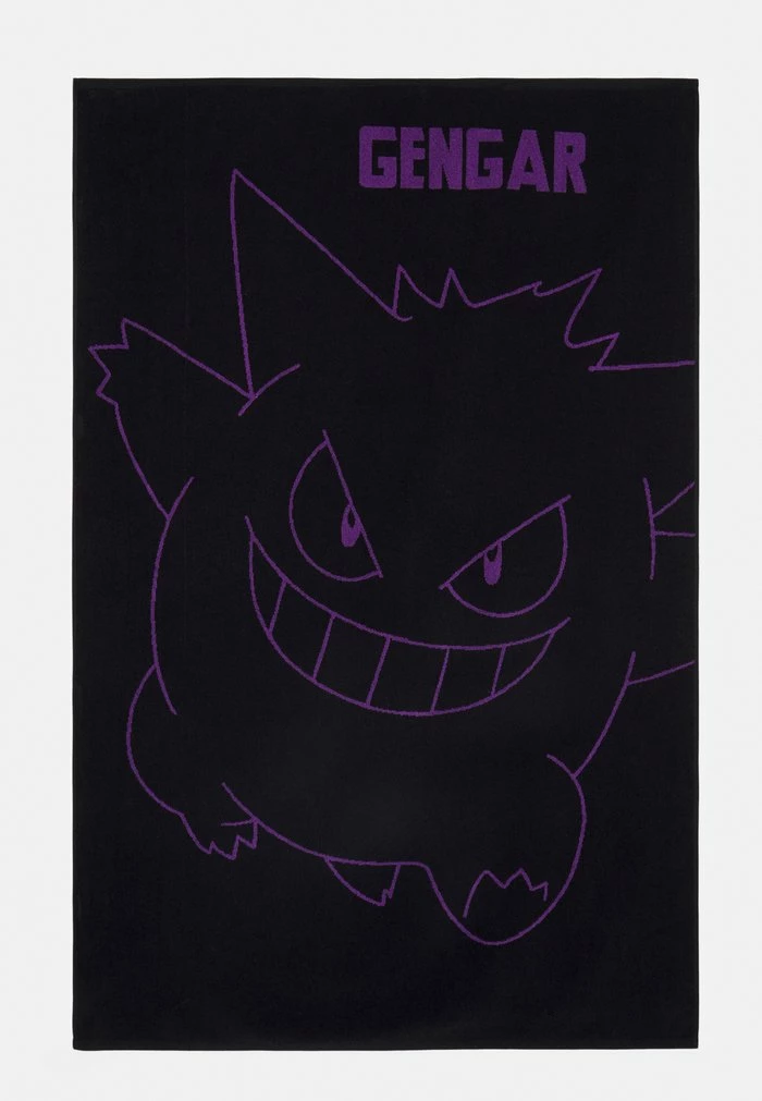 Pier One UNISEX - Beach Towel - Black/purple 1 Pier One UNISEX - Beach Towel - Black/purple