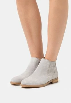 Pier One LEATHER - Ankle Boots - Grey
