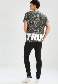 Pier One BIKER JOGGER - Tracksuit Bottoms - Black -Pier One Shop 9e1fd48a4e81410d808b9d9d17a80062