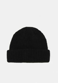 Pier One SHORT MICRO BEANIE UNISEX - Beanie - Black