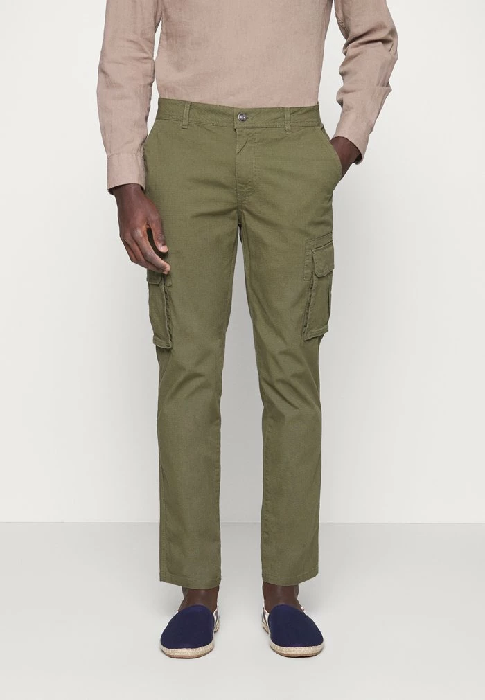Pier One Cargo Trousers - Olive 4 Pier One Cargo Trousers - Olive - Image 4
