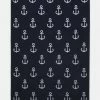 Pier One BEACH TOWEL 150X100CM 550GSM - Beach Towel - Dark Blue/white