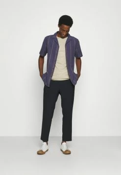 Pier One 5 PACK - Basic T-shirt - White/dark Grey/black