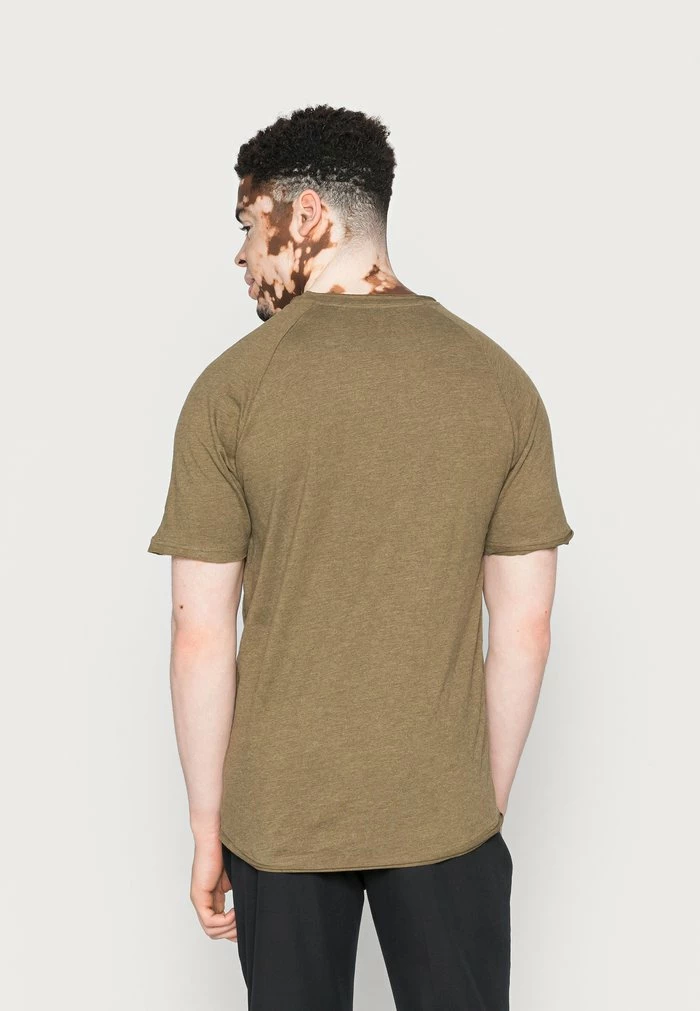 Pier One Basic T-shirt - Olive 3 Pier One Basic T-shirt - Olive - Image 3
