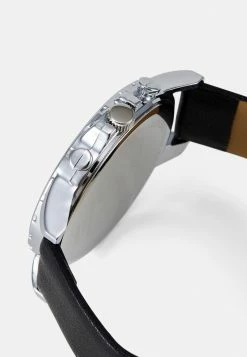 Pier One Watch - Black/silver-coloured -Pier One Shop a405f32d91574594bfe0eb57bcbec044