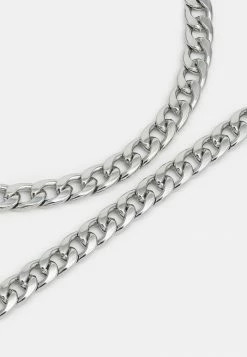 Pier One SET - Necklace - Silver-coloured -Pier One Shop a486b5615cc14e0c8e89b68bd541bea8